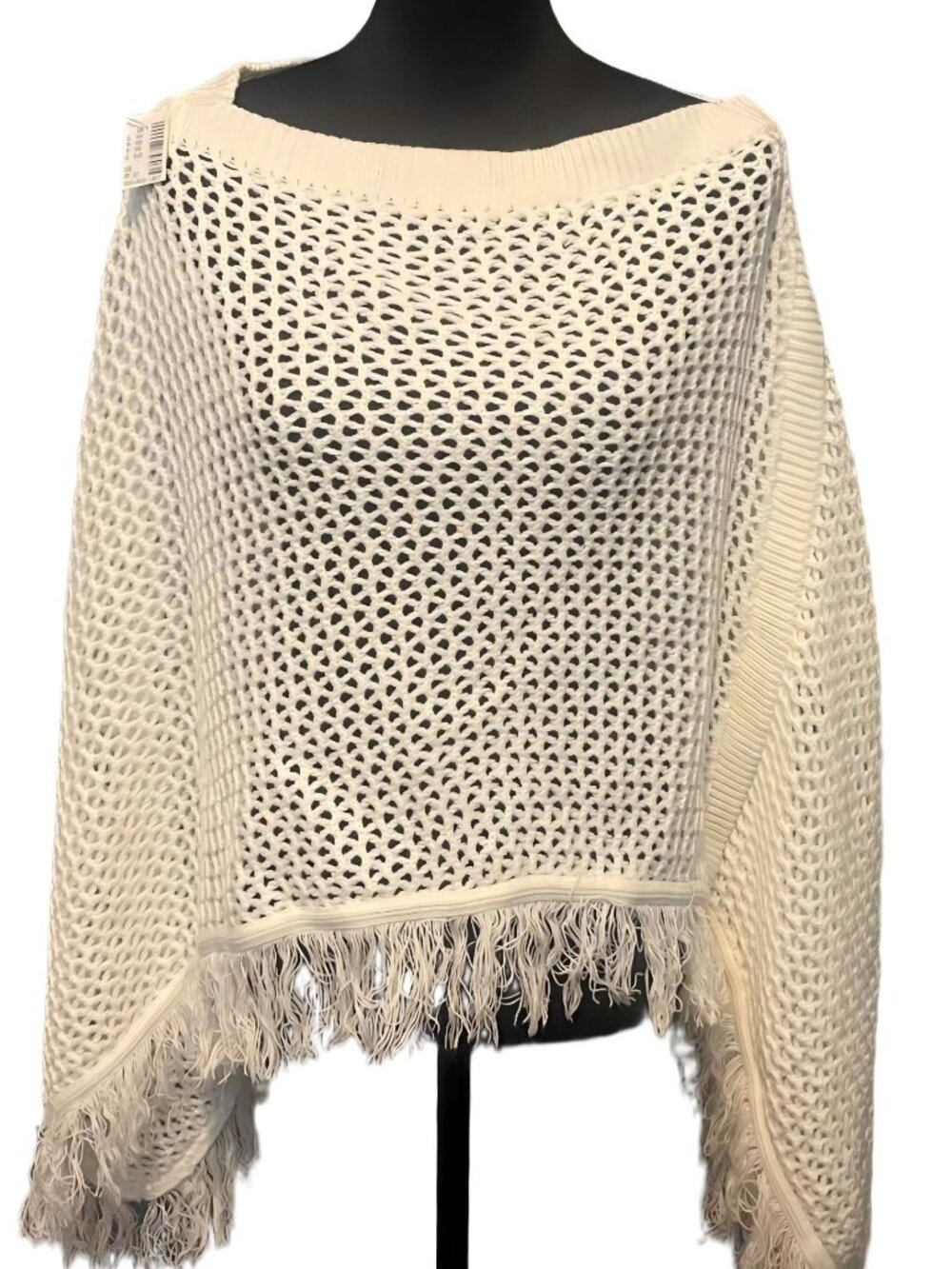 Open-Knit Poncho